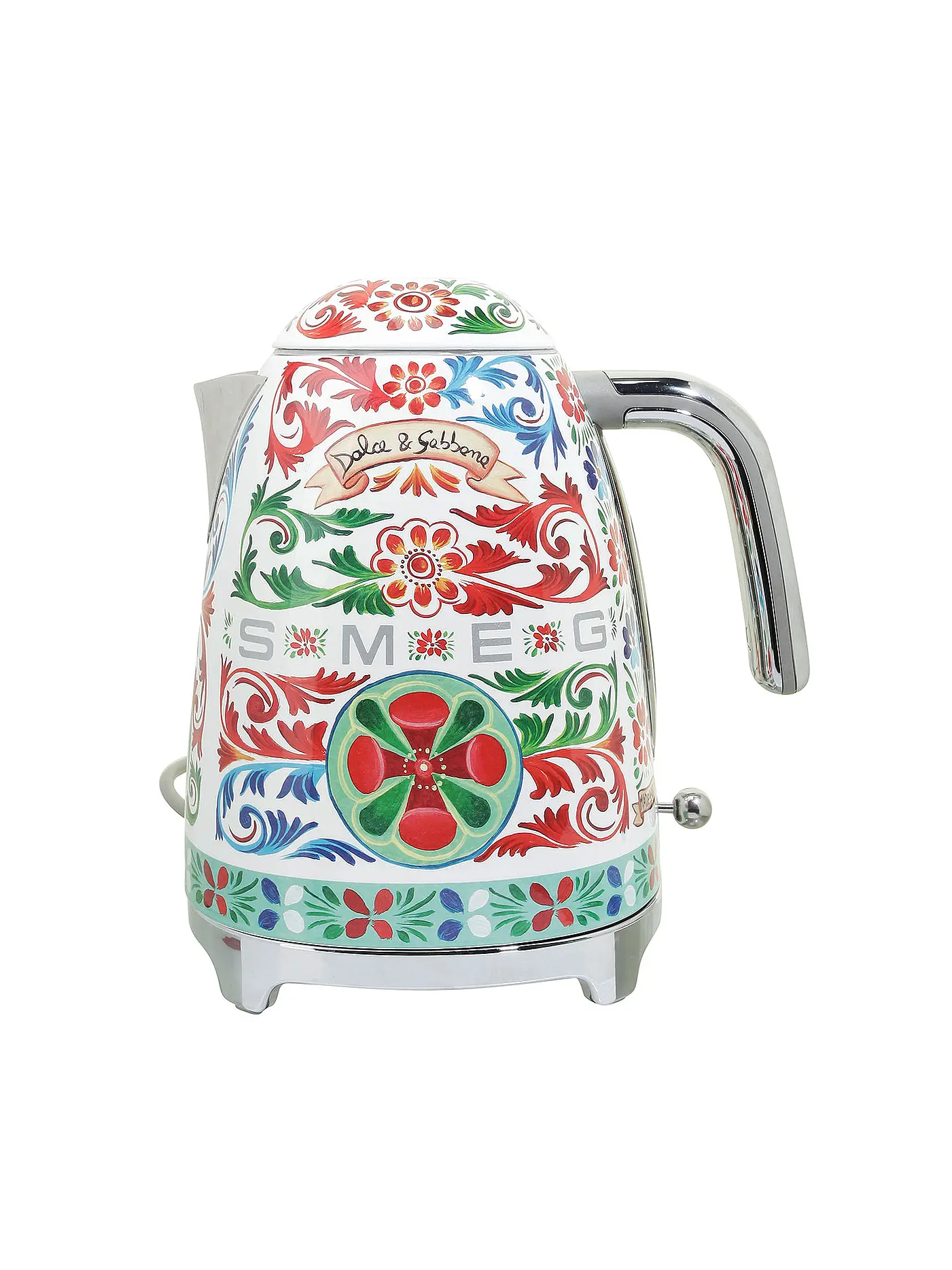 SMEG | Wasserkocher 1,7l "Dolce Gabbana" KLF03DG (Rot/Dekor) | 